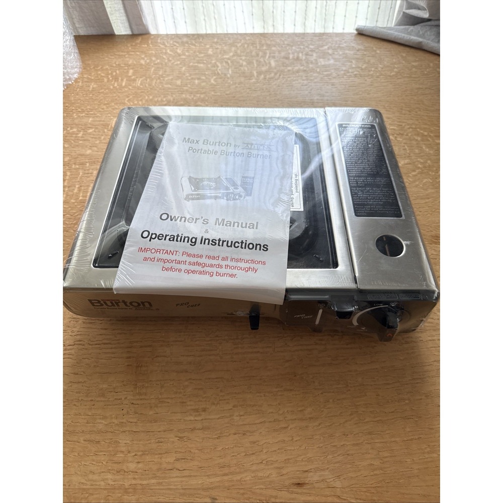 Max Burton Portable Butane Burner By Athena Pro Chef New Camping Or House Burner